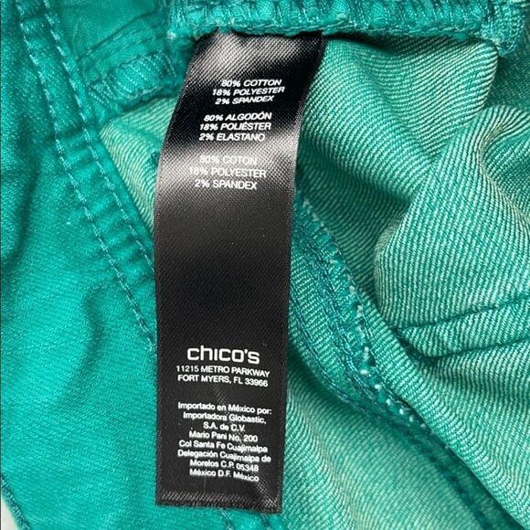 Chico’s So Slimming Pintuck Ankle Jeans Sz 0 (2/XS) - Picture 10 of 12